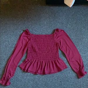 BURGUNDY DRESS SHIRT